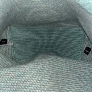 FENDI Shopper Cashmere FF Knit Tote