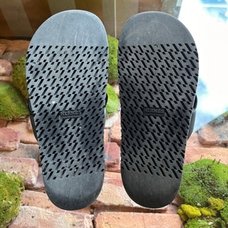 HERMES Noir Extra Sandal SZ 39 (US 9)