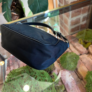 PRADA Black Nylon Shoulder Bag