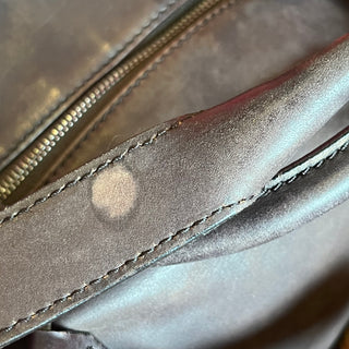 DIOR Rebelle Brown Leather Satchel Bag