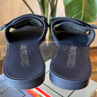 DIOR Dio(r)evlution Navy Blue Slides SZ 38