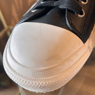 BURBERRY Larkhall Black Canvas Sneakers UK 9/Euro 42