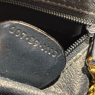 GUCCI Vintage Mini GG Supreme Blue Crossbody Bag
