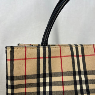 BURBERRY Vintage Check Canvas Tote