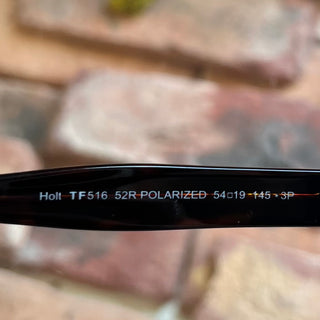 TOM FORD Holt TF576 52R Tortoise Shell Acetate Round Sunglasses