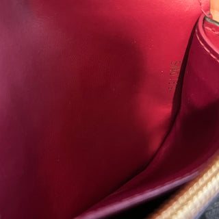 LOUIS VUITTON Flore Wallet Fuchsia Monogram Chain Crossbody