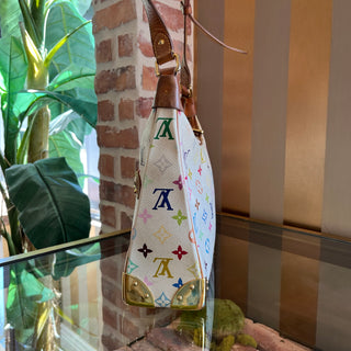 LOUIS VUITTON Boulogne White Monogram Multicolore Shoulder Bag