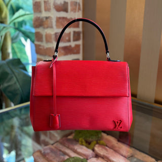 LOUIS VUITTON Red Epi Cluny MM