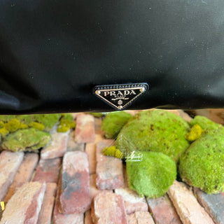 PRADA Beaded Nylon Crossbody Bag