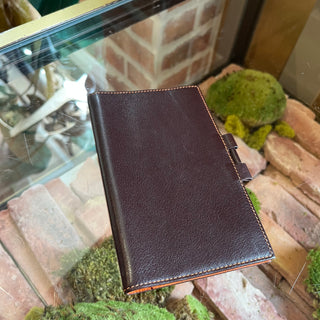 HERMES Continental Chocolate Swift Leather Wallet