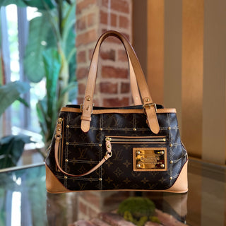 LOUIS VUITTON Riveting Limited Edition Monogram Canvas Shoulder Bag