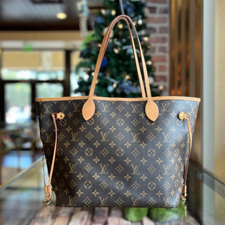 LOUIS VUITTON Neverfull MM Monogram Canvas Tote Bag