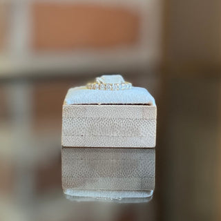 DAVID YURMAN 18K Yellow Gold with Diamonds Eden Partway Band Ring