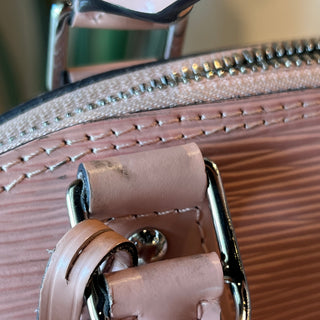 LOUIS VUITTON Pink Epi Alma Handbag