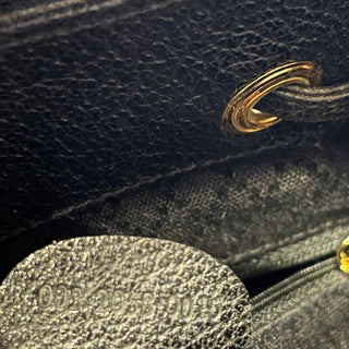 GUCCI Vintage Bamboo Black Suede Backpack