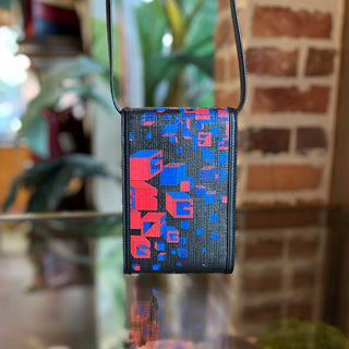 GUCCI Red Blue G Space Phone Crossbody