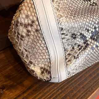 GUCCI Running Large Python GG Tote