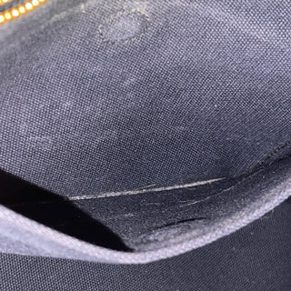 PRADA Canapa Navy Blue Medium Tote