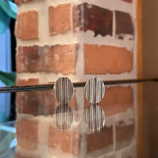 TIFFANY&CO. 1995 Oval Atlas Cuff Links