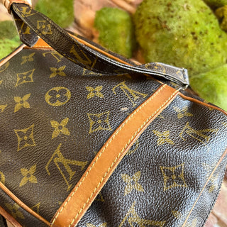LOUIS VUITTON Danube Brown Monogram Canvas Vintage Crossbody Bag