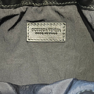 BOTTEGA VENETA Black Intrecciato Shoulder Bag