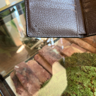 GUCCI Ophidia Beige Ebony GG Supreme Wallet