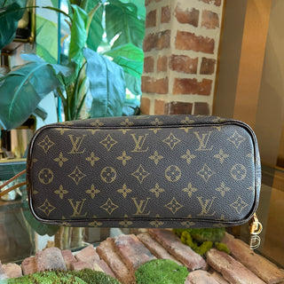 LOUIS VUITTON Neverfull PM Brown Monogram Coated Canvas Tote Bag