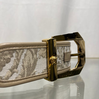 VERSACE  Heritage Barocco Jacquard Beige Belt 75/30