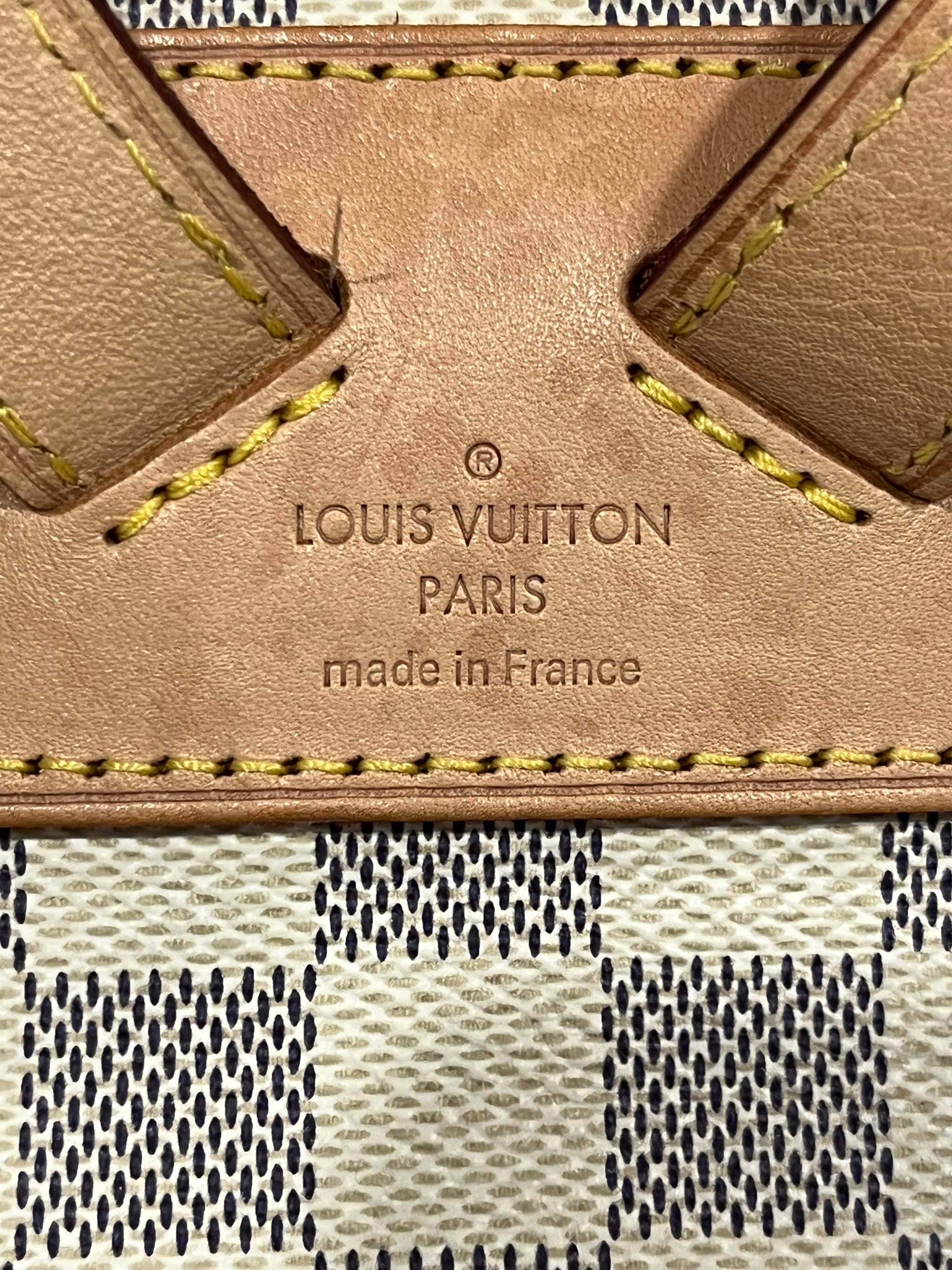 LOUIS VUITTON Damier Azur Sperone Backpack - The Purse Ladies