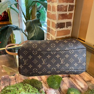 LOUIS VUITTON Rivoli PM Brown Monogram Canvas Top Handle Bag