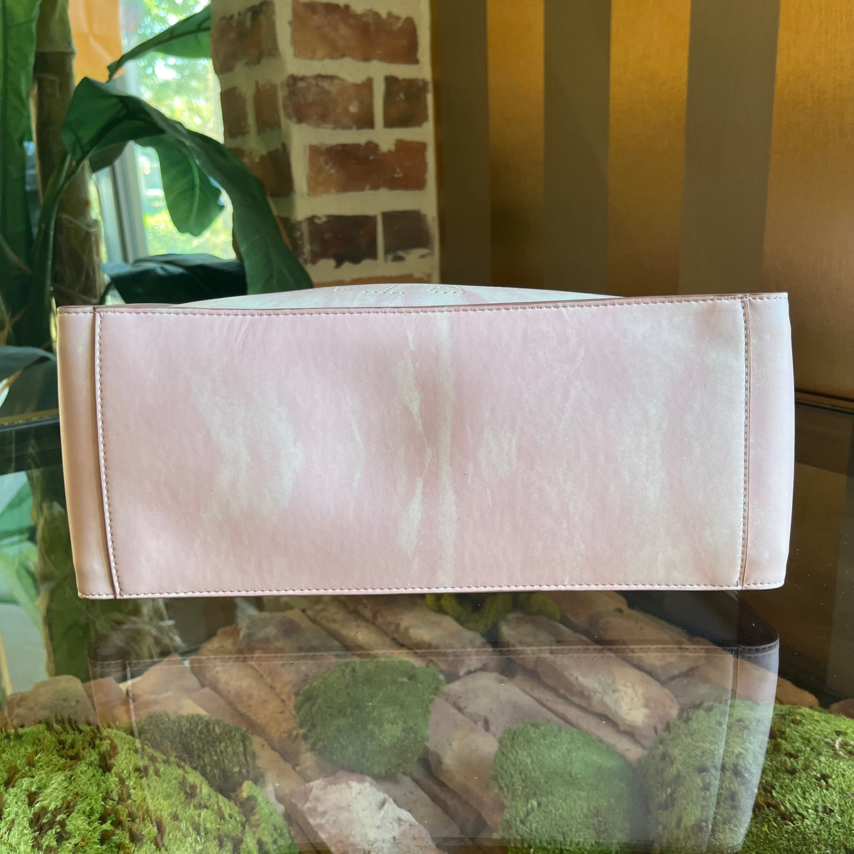 STELLA MCCARTNEY Pink Tie-dye Logo Bag