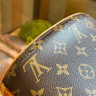 LOUIS VUITTON Drouot Brown Monogram Canvas Shoulder Bag