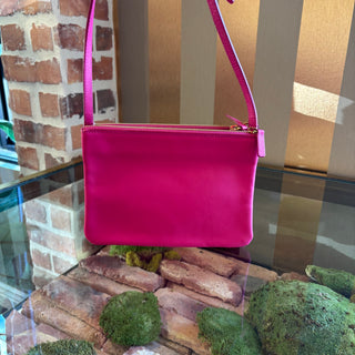CELINE Pink Leather Trio Small