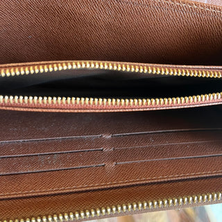 LOUIS VUITTON Zippy Organizer Brown Monogram Canvas Wallet