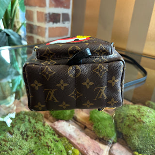 LOUIS VUITTON Monogram Canvas World Tour Palm Springs Backpack Mini