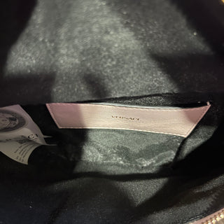 VERSACE Light Pink Quilted Nappa Leather Medusa Belt Bag