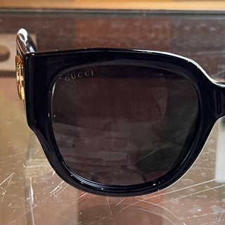GUCCI GG014SA 001 Black Acetate Square Eye Sunnies