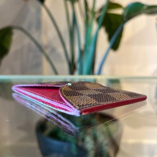 LOUIS VUITTON Damier Ebene Caissa Card Holder