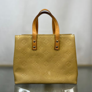 LOUIS VUITTON Reed PM Yellow Beige Top Handle