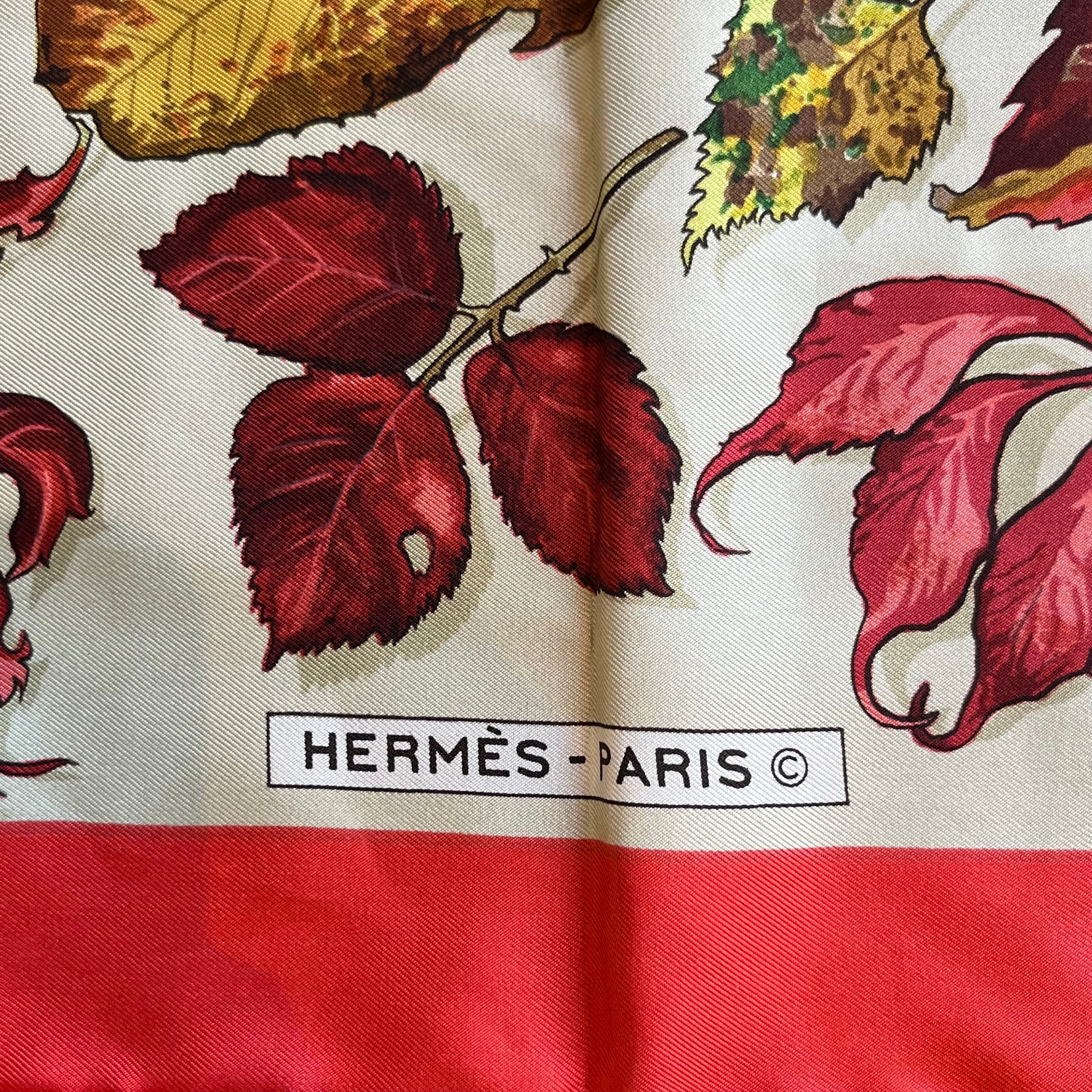 HERMES Neon Musee Vivant Cheryl Chantilly Scarf - The Purse Ladies