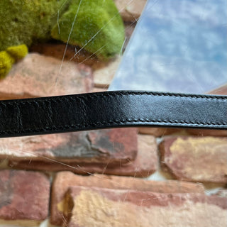 GUCCI Small GG Marmont Black Leather Belt 70/28 (US 24)