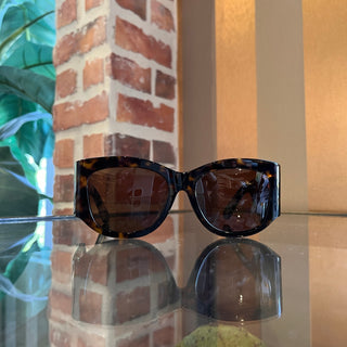 DIOR DiorNuit S1F Tortoise Shell Acetate Square Sunglasses