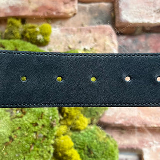 GUCCI GG Marmont Wide Black Leather Belt SZ 85/34