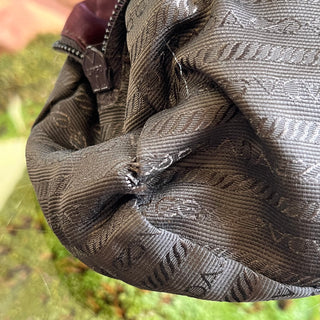 PRADA Purple Satin Pouch