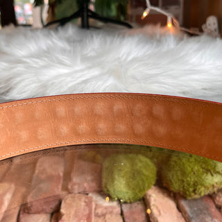 LOUIS VUITTON Belt Vachetta Studded Belt SZ80/32(4US)