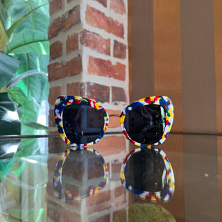 DOLCE&GABBANA DG 4319-F Multicolor Acetate Cat Eye Sunglasses