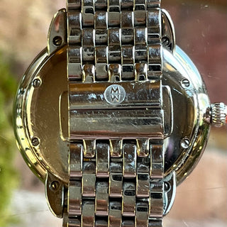 MICHELE Serein Silver Round Face Stainless Steel Watch
