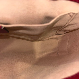 GUCCI GG Marmont Diagonal Quilted GG Canvas Flap Crossbody Bag