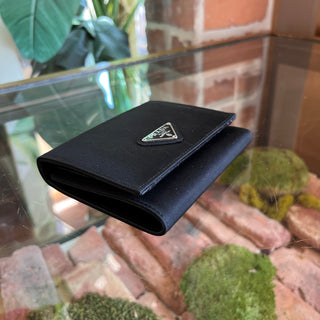 PRADA Black Nylon Wallet