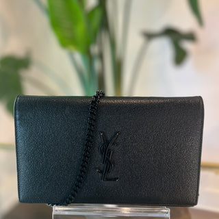 Saint Laurent Monochrome Kate Wallet on Chain